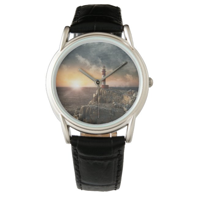 Lighthouses | Red & White Lighthouse Watch (Front)