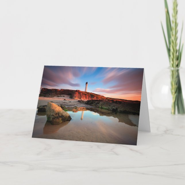 Lighthouses | Sea-Light Lossiemouth Scotland Card (Front)