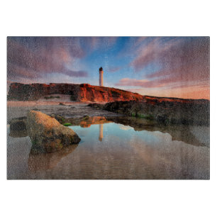 Lighthouses Sea-Light Lossiemouth Scotland Cutting Board