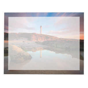 Lighthouses Sea-Light Lossiemouth Scotland Notepad