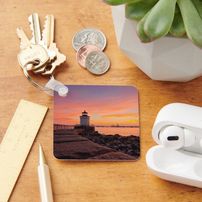 Lighthouses | South Portland, Maine Key Ring (Desk)