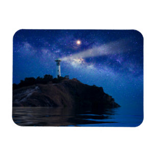 Lighthouses Starry Night Lighthouse Magnet