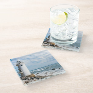 Lighthouses Toyohashi City Lighthouse Glass Coaster