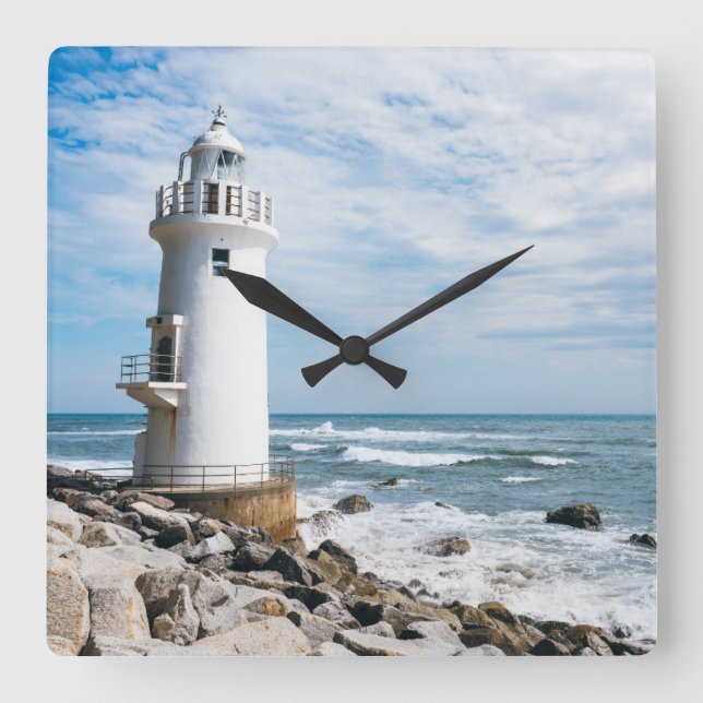 Lighthouses | Toyohashi City Lighthouse Square Wall Clock (Front)
