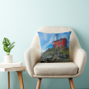 Lighthouses Victoria Harbor Vancouver Island Cushion