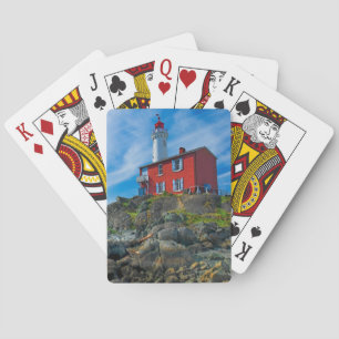 Lighthouses Victoria Harbor Vancouver Island Playing Cards