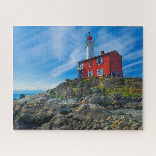 Lighthouses | Victoria Harbour Vancouver Island Jigsaw Puzzle (Horizontal)