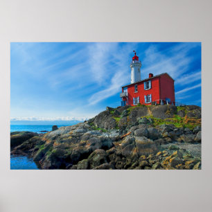 Lighthouses   Victoria Harbour Vancouver Island Poster