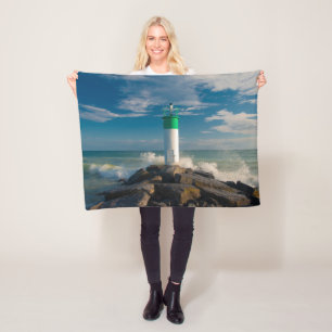 Lighthouses   Wellington Ontario Canada Fleece Blanket