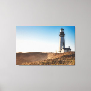 Lighthouses   Yaquina Head Lighthouse Oregon Canvas Print