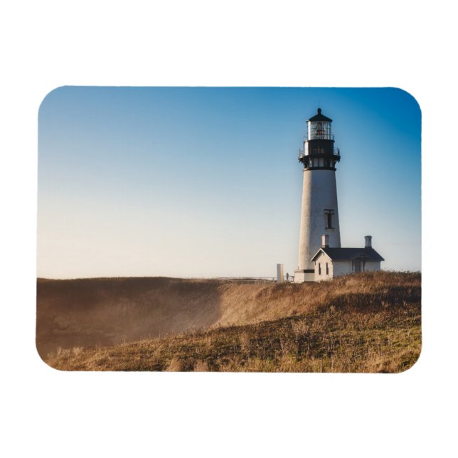 Lighthouses | Yaquina Head Lighthouse Oregon Magnet (Horizontal)