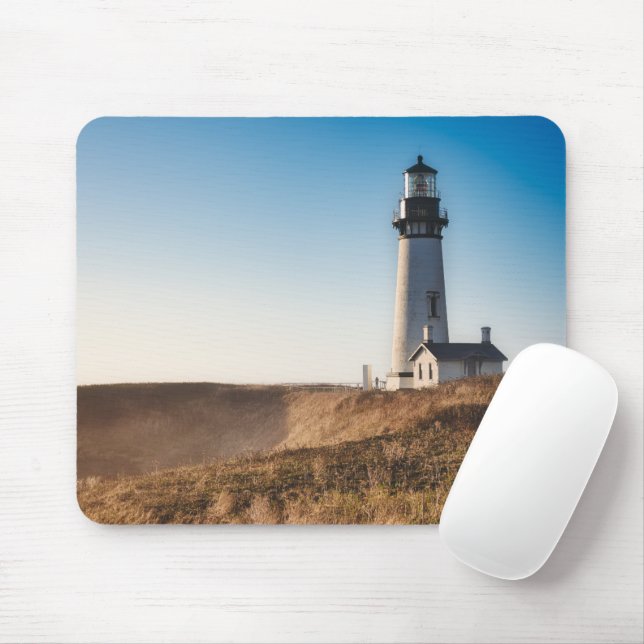 Lighthouses | Yaquina Head Lighthouse Oregon Mouse Mat (With Mouse)