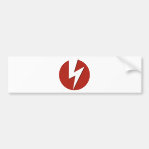 Lighting Bolt Bumper Sticker