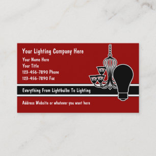 Lighting Business Cards
