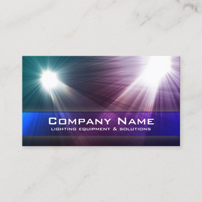 Lighting Equipment & Solutions Business Card (Front)