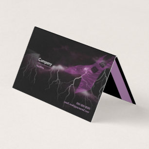 Lighting Guitar Business Card
