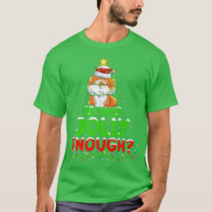 Lighting Is This Jolly Enough Persian Cat Christma T-Shirt