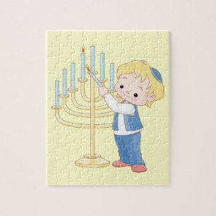 Lighting The Menorah Jigsaw Puzzle