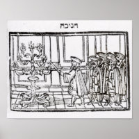 Lighting the Menorah