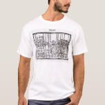 Lighting the Menorah T-Shirt<br><div class="desc">Jewish School's Lighting the Menorah (woodcut) located at a Private Collection.</div>