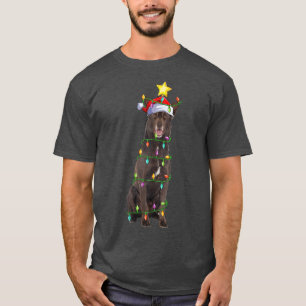 Lighting Xmas Tree Matching Australian Kelpie Chri T-Shirt