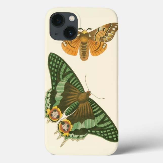 Lightly Bordered Butterfly Painting Case-Mate iPhone Case (Back)