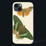 Lightly Bordered Butterfly Painting iPhone 13 Case<br><div class="desc">A Vision Studio creation, this lightly boarder painting depicts two beautiful butterflies gliding through the air. The execution of the painting makes the insects look amazingly lifelike. Grab a copy and put it on your wall!</div>