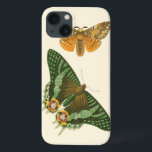 Lightly Bordered Butterfly Painting iPhone 13 Case<br><div class="desc">A Vision Studio creation, this lightly boarder painting depicts two beautiful butterflies gliding through the air. The execution of the painting makes the insects look amazingly lifelike. Grab a copy and put it on your wall!</div>