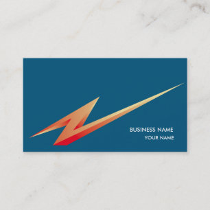 LIGHTNING3 BUSINESS CARD BLUE