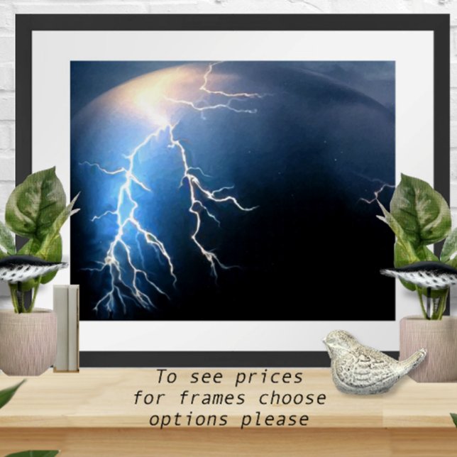 Lightning Across the Horizon Poster (Creator Uploaded)