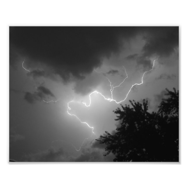 Lightning Bolt 8x10 Photo Print (Front)