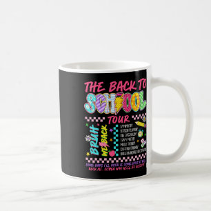 Lightning Bolt Abcd Back To School Tour Bruh We Ba Coffee Mug