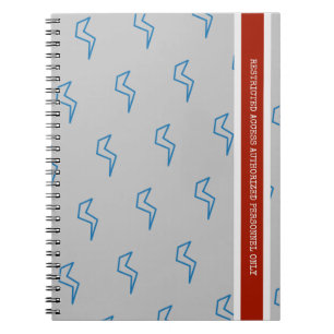 Lightning Bolt Construction  Notebook