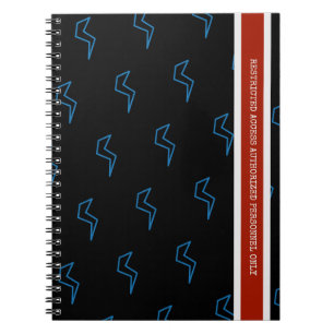 Lightning Bolt Construction Notebook