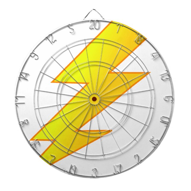 lightning bolt dartboard (Front)