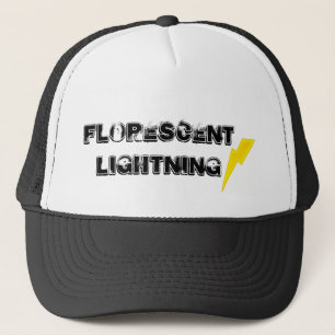 Lightning bolt, Florescent Lightning Trucker Hat
