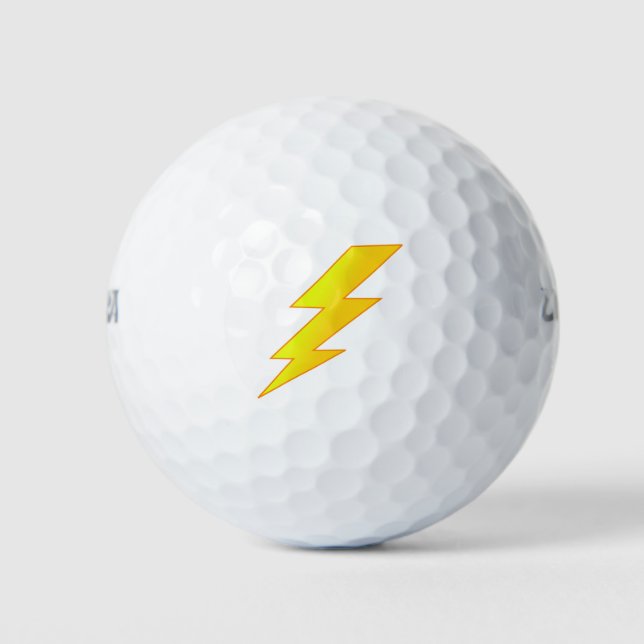 lightning bolt golf balls (Front)
