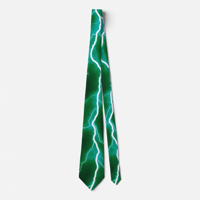 Lightning Bolt - Green Tie (Front)