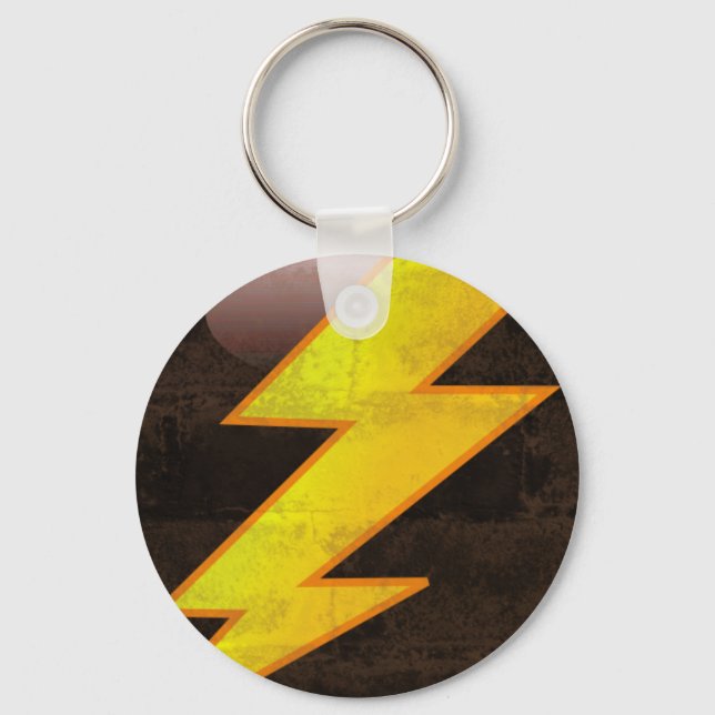 Lightning Bolt Key Ring (Front)