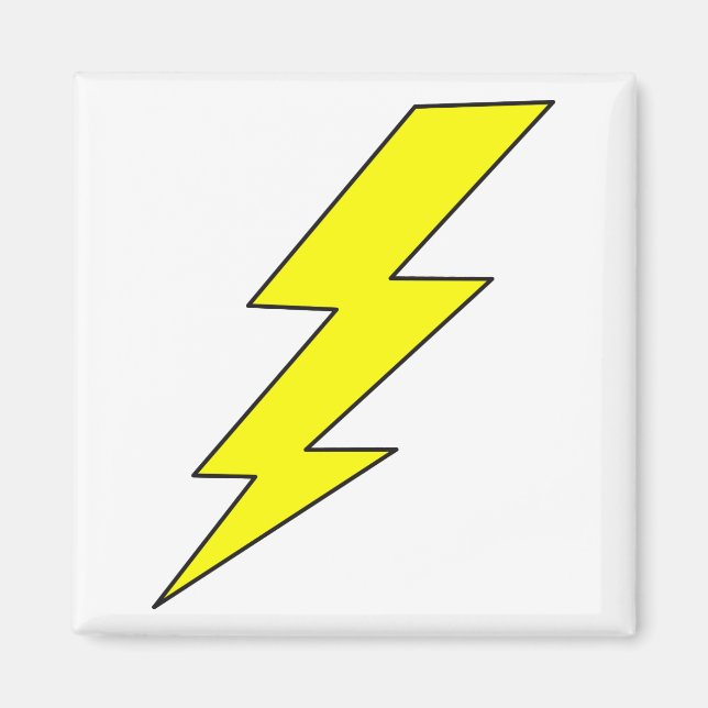 Lightning Bolt Magnet (Front)