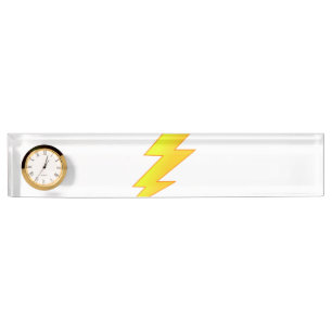 lightning bolt nameplate