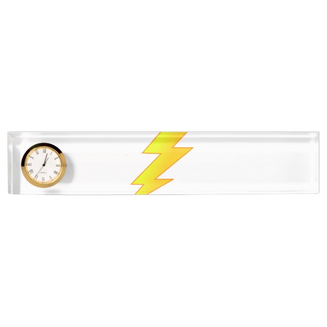 lightning bolt nameplate (Front)