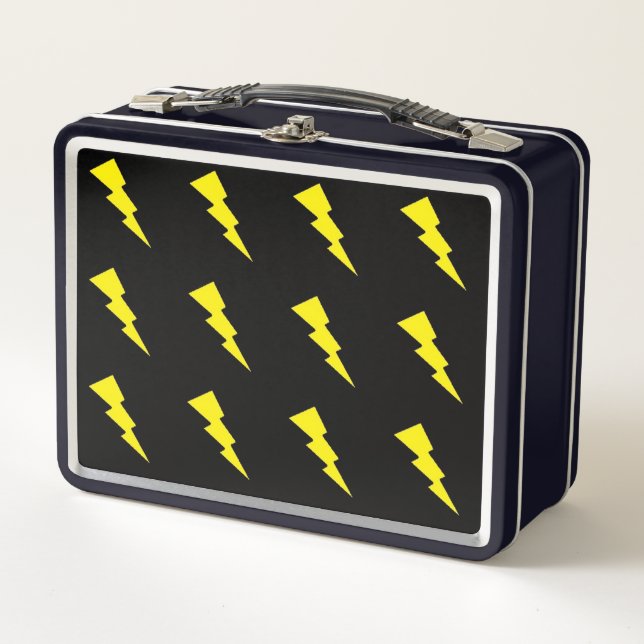 Lightning Bolt No.2 Metal Lunch Box (Front)
