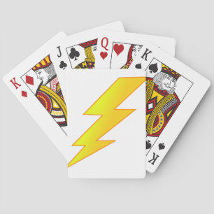 lightning bolt playing cards