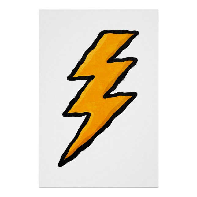 Lightning bolt poster (Front)