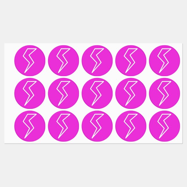 Lightning Bolt Round (Sheet)