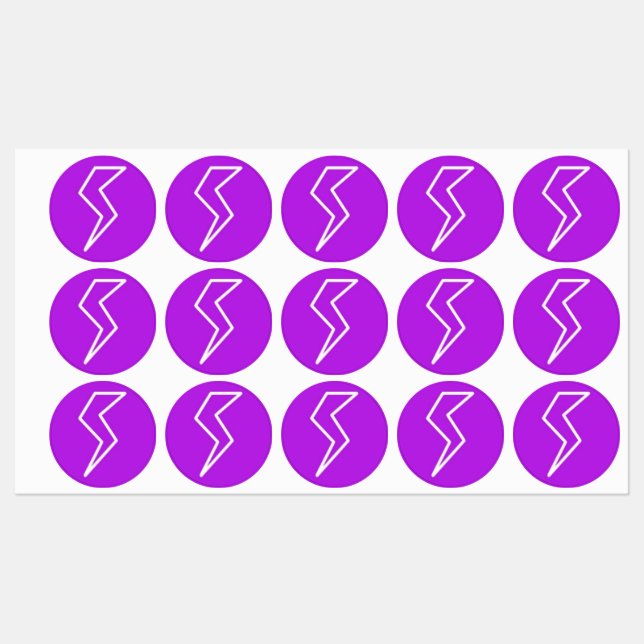 Lightning Bolt Round (Sheet)