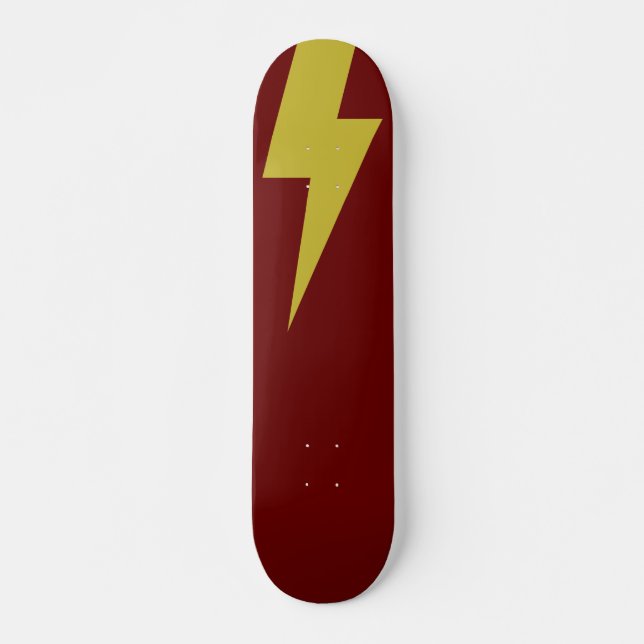 Lightning Bolt Skateboard (Front)