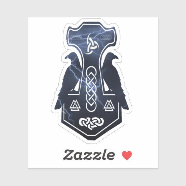 Lightning bolt Thor's Hammer (Sheet)