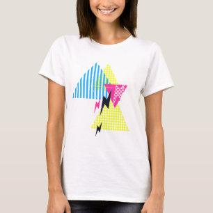 Lightning Bolt Triangle Flash 80's T-Shirt